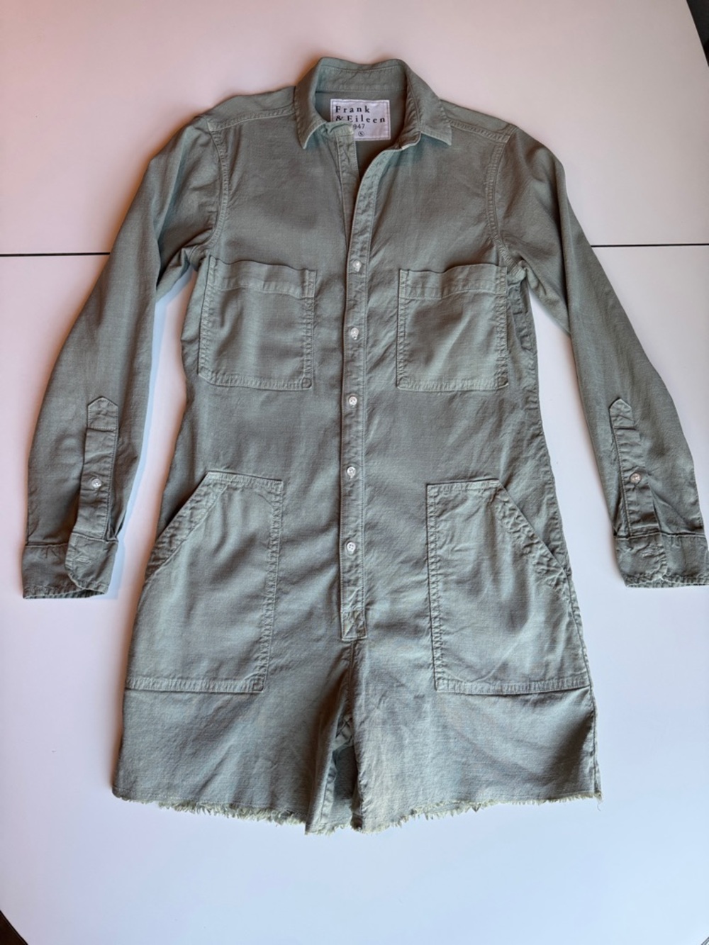 Frank & Eileen Ireland play suit made from N Ireland jumpsuit 🇮🇪 size S - Picture 2 of 9